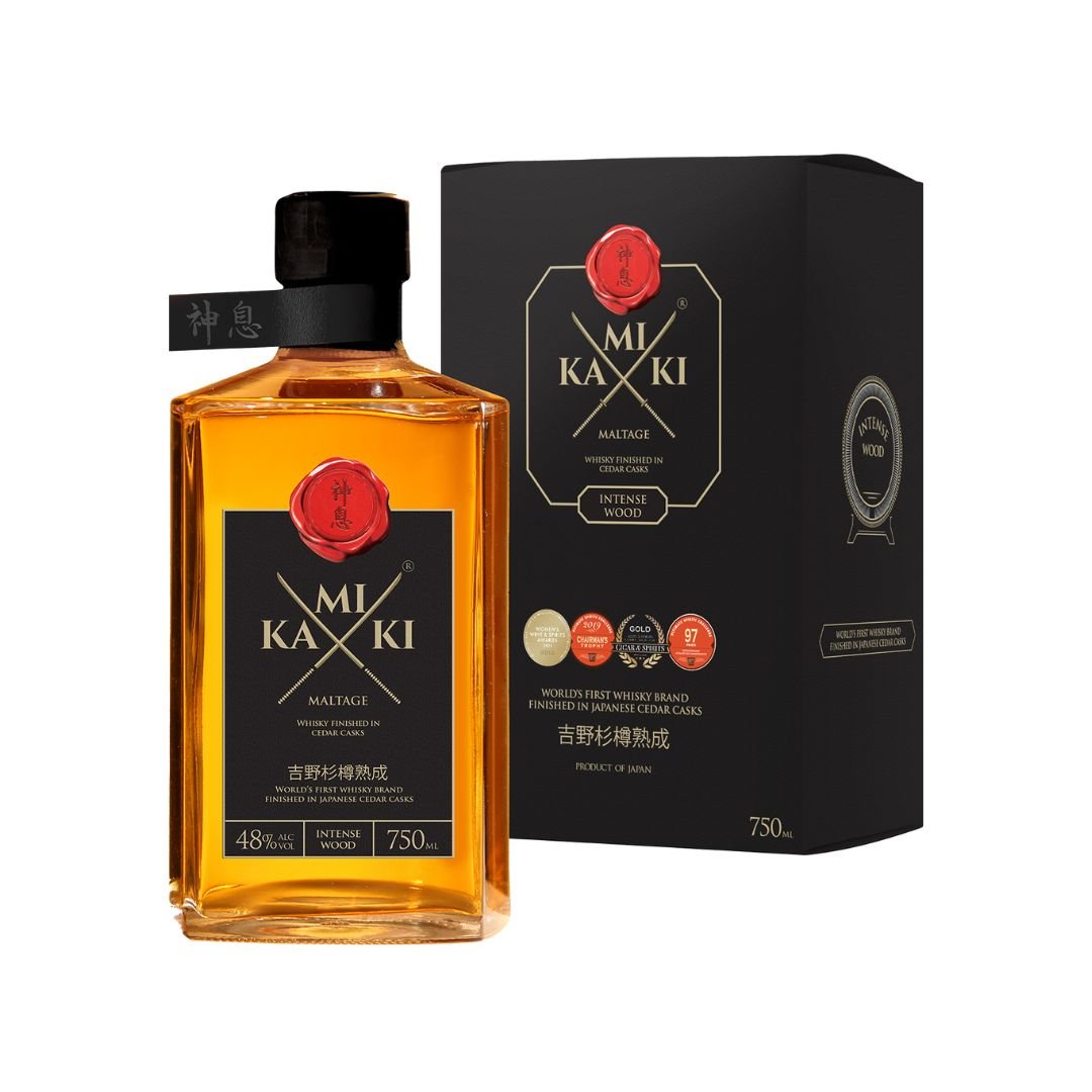 Kamiki Malt Whisky-Intense Wood 750ml x7